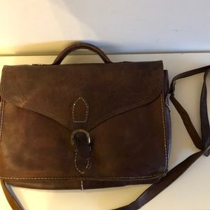 Moroccan Leather handmade 17 ' laptop bag